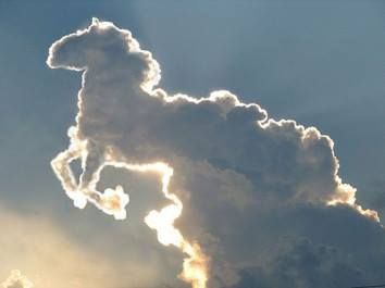 The white-horse cloud