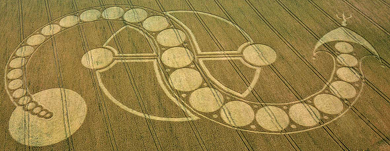 Quetzalcoatl crop circle